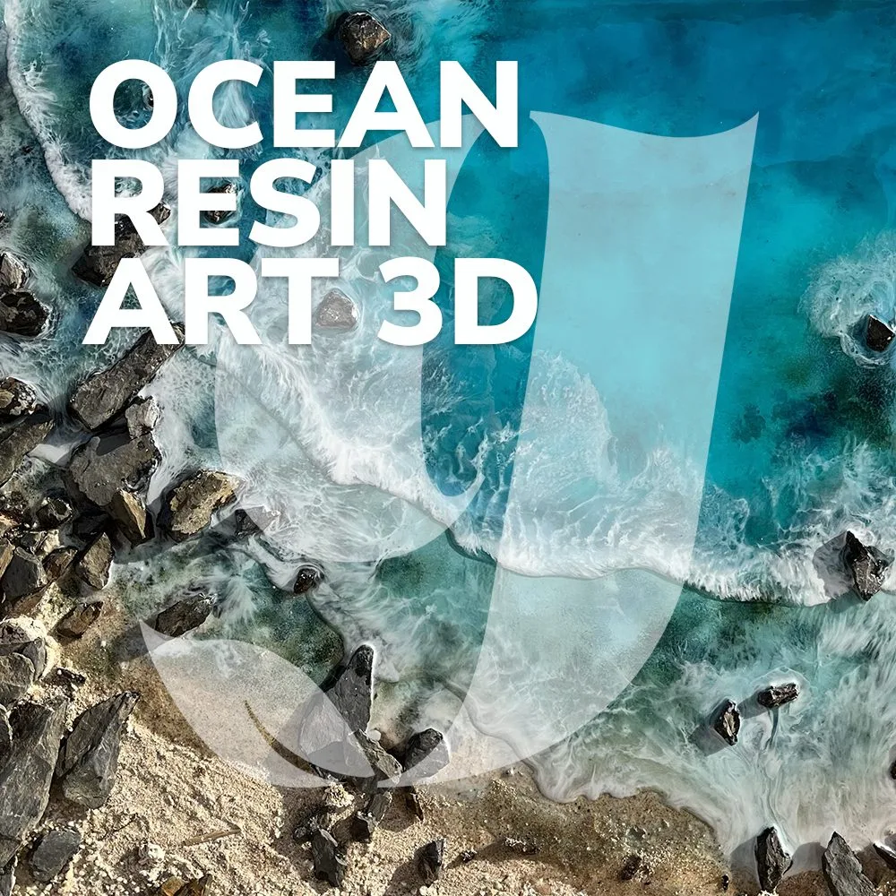 Ocean Resin Art 3D